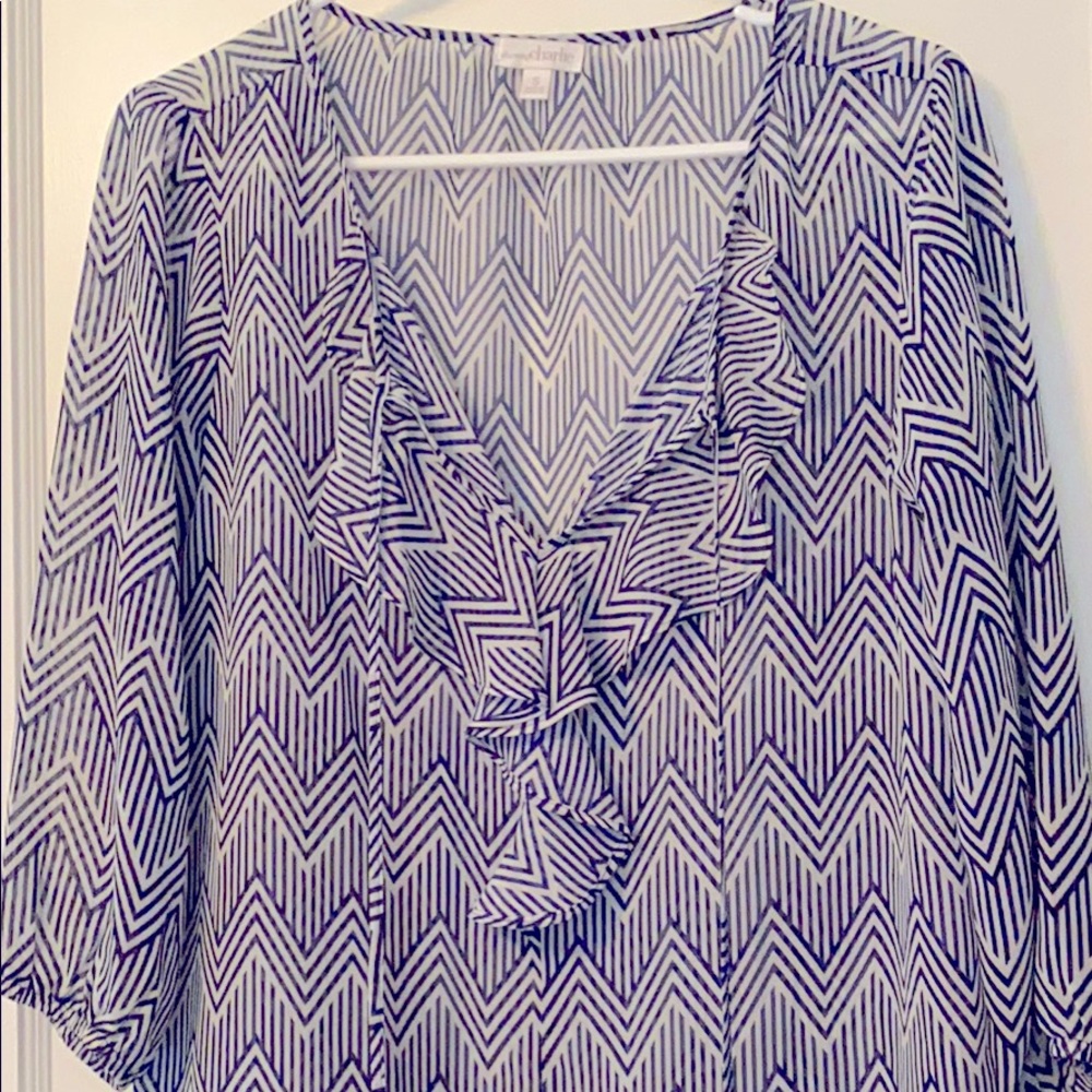 Light and airy patterned blouse